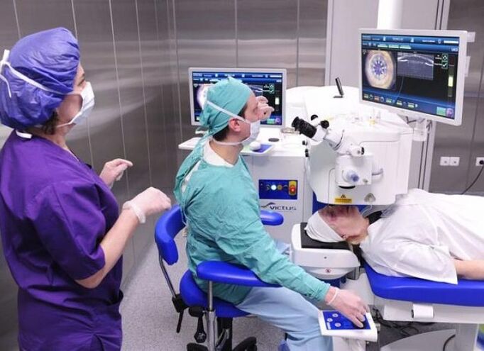 Για ρήξεις αμφιβληστροειδούς γίνεται πήξη με λέιζερ